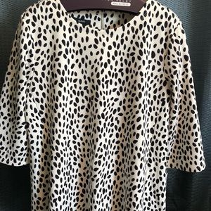 Simple and classy animal print blouse!
